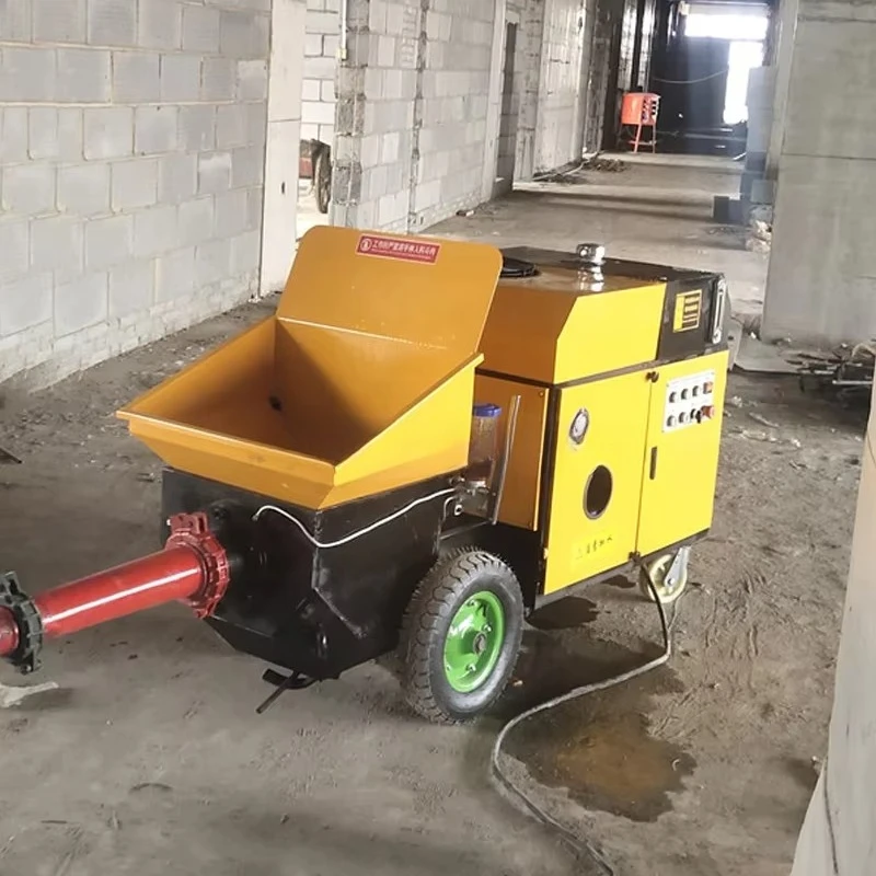 مضخات الخط مضخة الخرسانة مضخة آلات الخرسانة مقطورة كهربائية