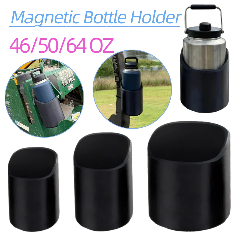 

Magnetic Bottle Mounts for 46/50/64 Oz Heavy Duty Drink Holder Water Cup Caddy for Tractor Fridge Yacht RV Forklifts Bus Truck