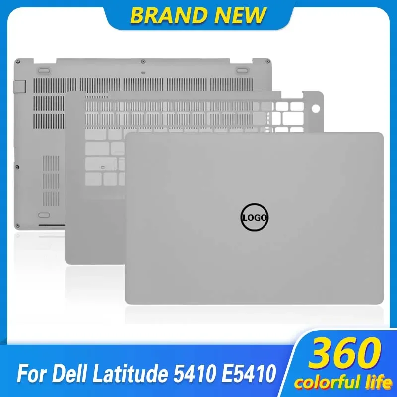 

Новинка для ноутбука Dell Latitude 5410 E5410, задняя крышка для ноутбука, подставка для рук, нижняя Верхняя и нижняя зеркальная Крышка корпуса, серый