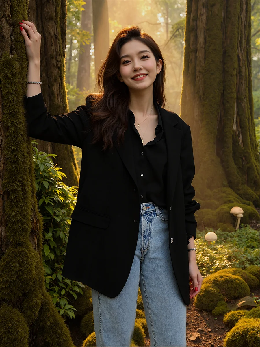 

Блейзер женский, черный, белый цвет, карманный крой, клетчатая строчка, искусство, Ренессанс, веревка, шнуровка, большая ранняя заклепка, пошив