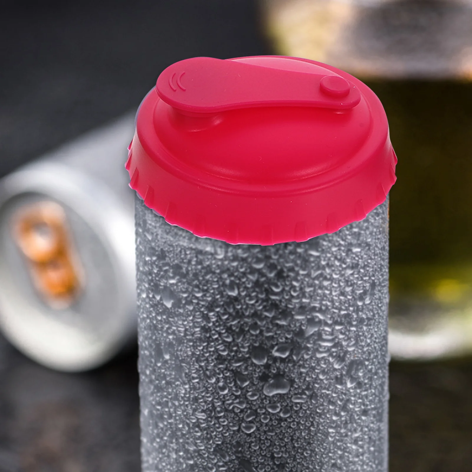

3Pcs Silicone Bottle Caps Leakproof Soda Can Covers Reusable Freshness Preserving Caps Protector Drink Can Drinks Bottle Lids