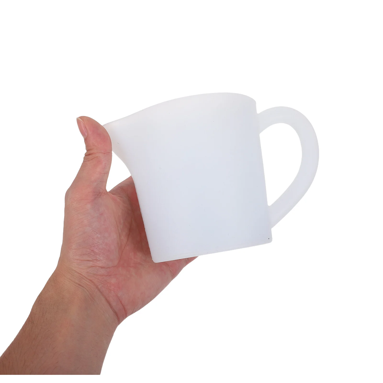 

1 Set 500Ml Split Cups For Pouring Paint Silicone Reusable Mixing Measuring Jug For Fluid Art Resin Epoxy Pigment Diy Craft