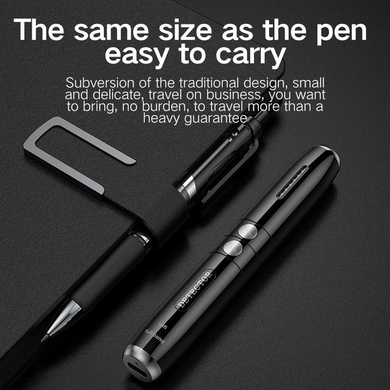 Portable Anti Candid Hidden Camera Detector Pen Wifi RF Signal Eavesdropping Pinhole Audio Wireless Bug GSM GPS Device Finder