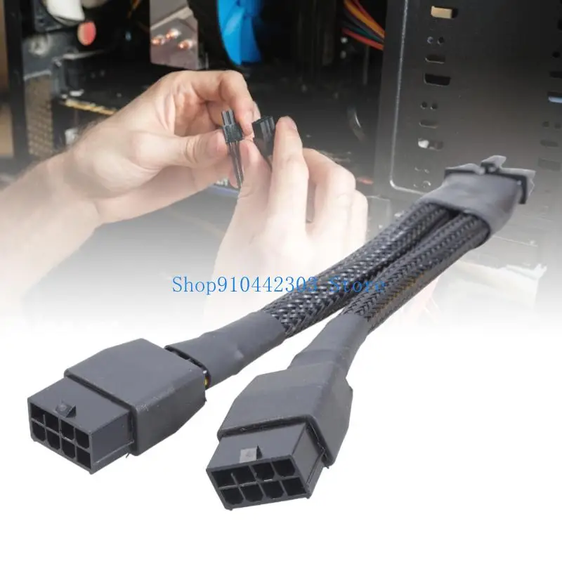 L4md 8pin a 12+4pin 16pin 18awg para série RTX40 RTX4070/4080 Conexão fonte alimentação flexível