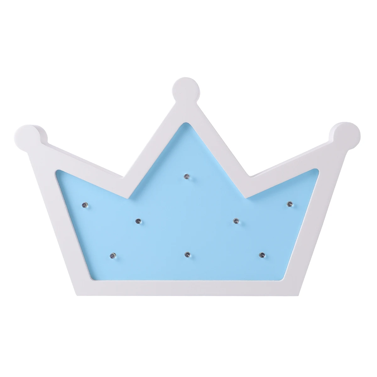 

1pc Crown Shape Light Night Light Wall Lamp LED Wooden Home Decor Bedroom Living Room Study Party Banquet Birthday Gift