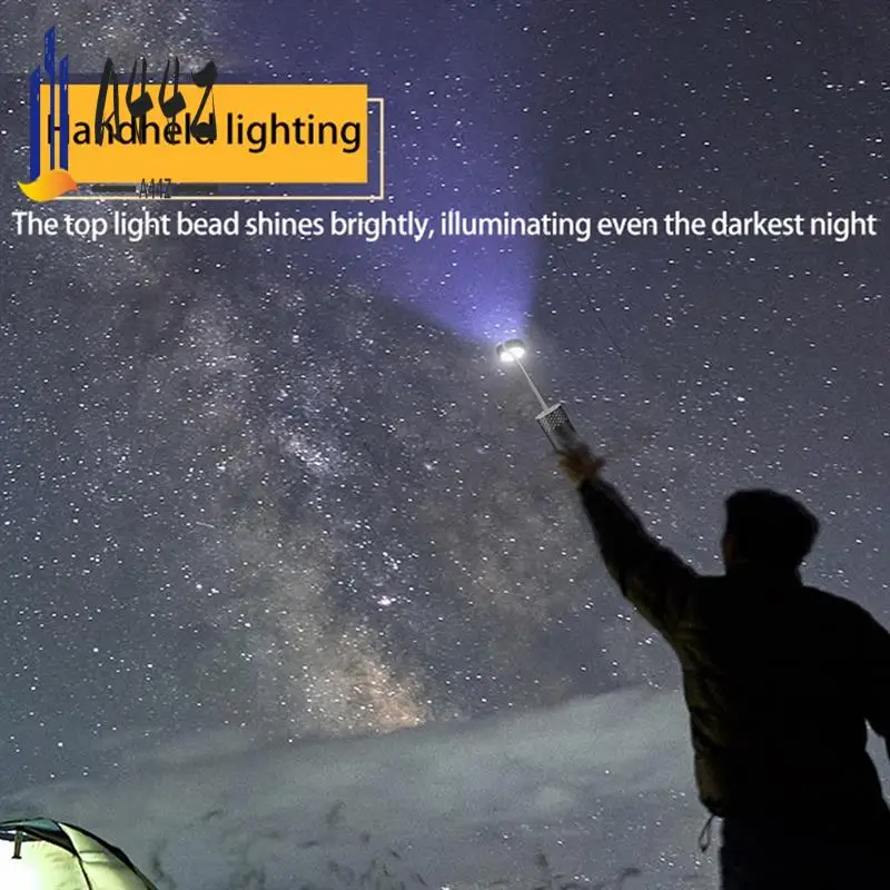 

A44Z-наружный фонарь для кемпинга, телескопическая 10000 мАч перезаряжаемая лампа для палатки для кемпинга на открытом воздухе, рабочий свет, аварийный, ремонт автомобиля