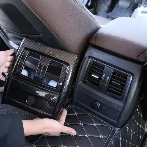 ABS 자동차 팔걸이 박스, 후면 에어컨, 공기 배출구 프레임 커버 트림, 자동차 액세서리, BMW 3 4 시리즈 3GT F30 F31 F32 F34 F36