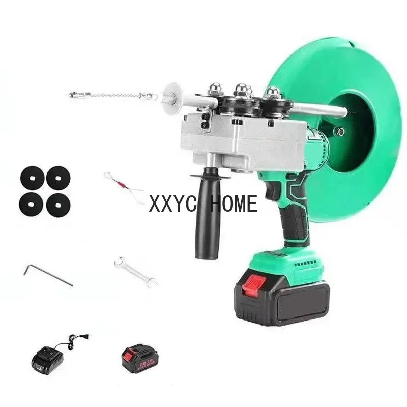 

Lithium Battery Threading Machine Brushless Portable Electric Pull Tube Decoration Communication 40m/Min