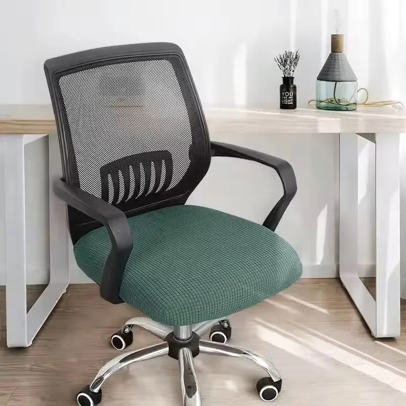 Spandex-Sitzbezüge für Bürostuhl, Schonbezug für Computerstuhl, Sesselschutz, Sitzbezug, elastischer Bürostuhlbezug – Detail 13