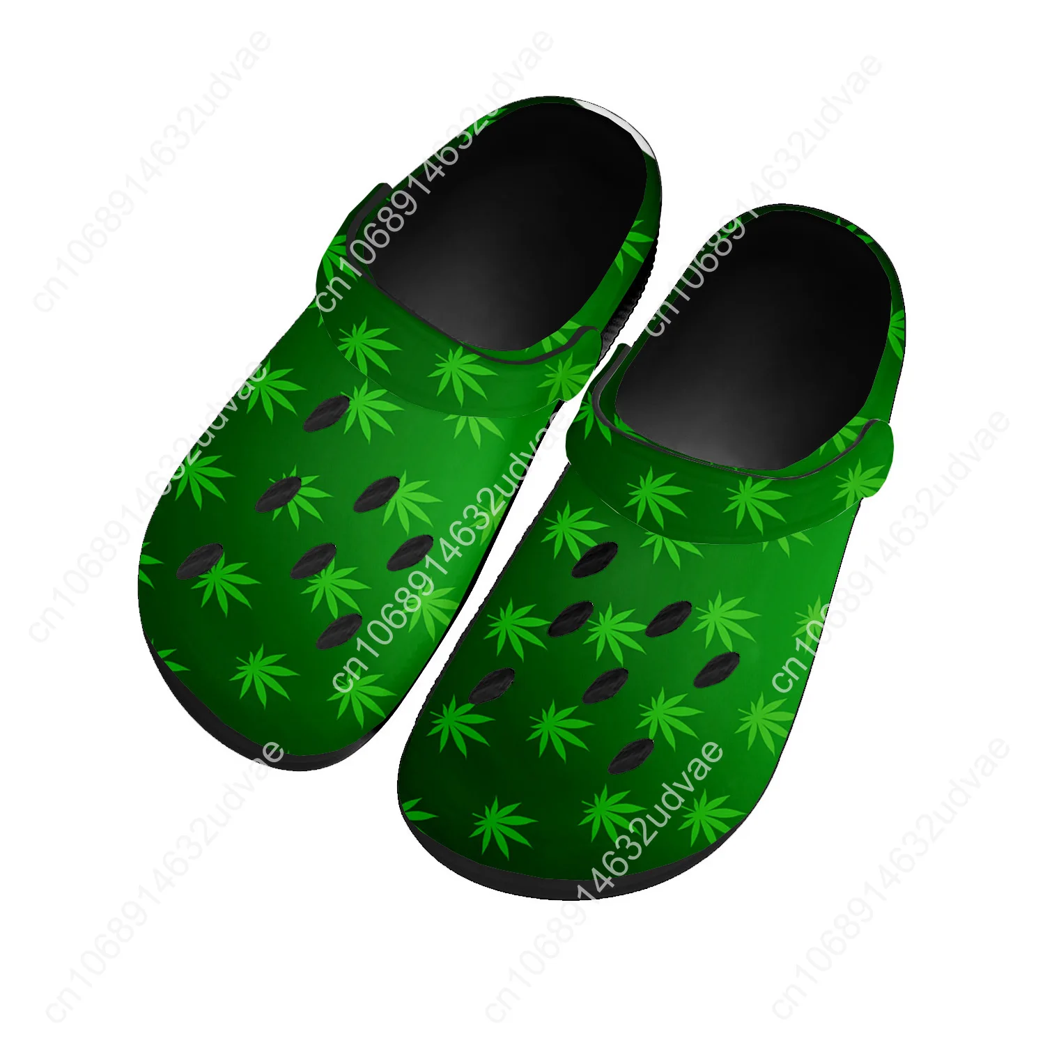 

Marijuana Sandals Women Teenager Home Fashion Water Shoe High Quality Garden Breathable Summer Comfort Beach Hole Slippers