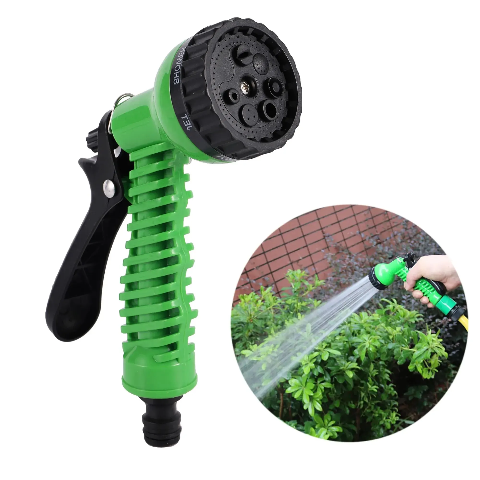 Garden Hose Pipe Water Hose Expandable Magic Hose 7 Patterns Water Gun Foam Pot Flexible Reels Hose Car Wash Gun Sprayer