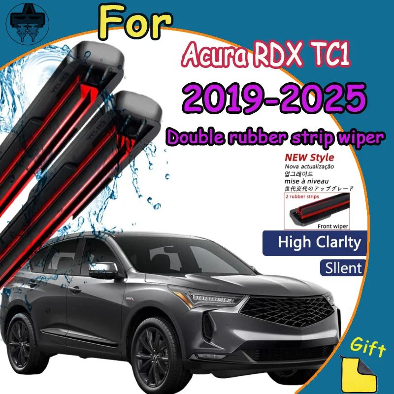 

Front Windshield Wiper Blades 2pcs Windscreen Window Accessories For Acura RDX TC1 2019-2025