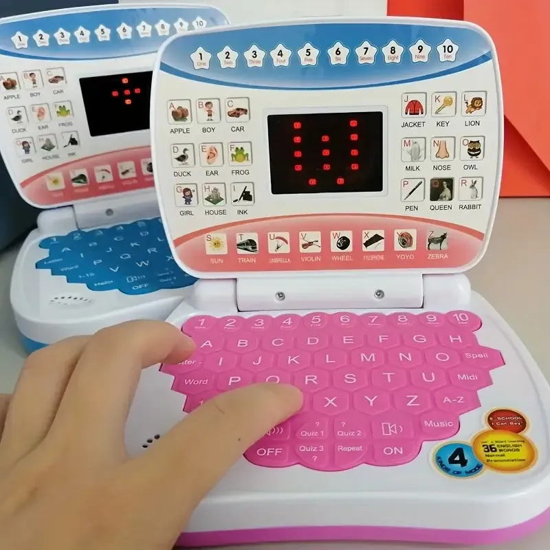 Children's puzzle early education learning machine, with functions such as letter, number, and music learning, gift (no battery)