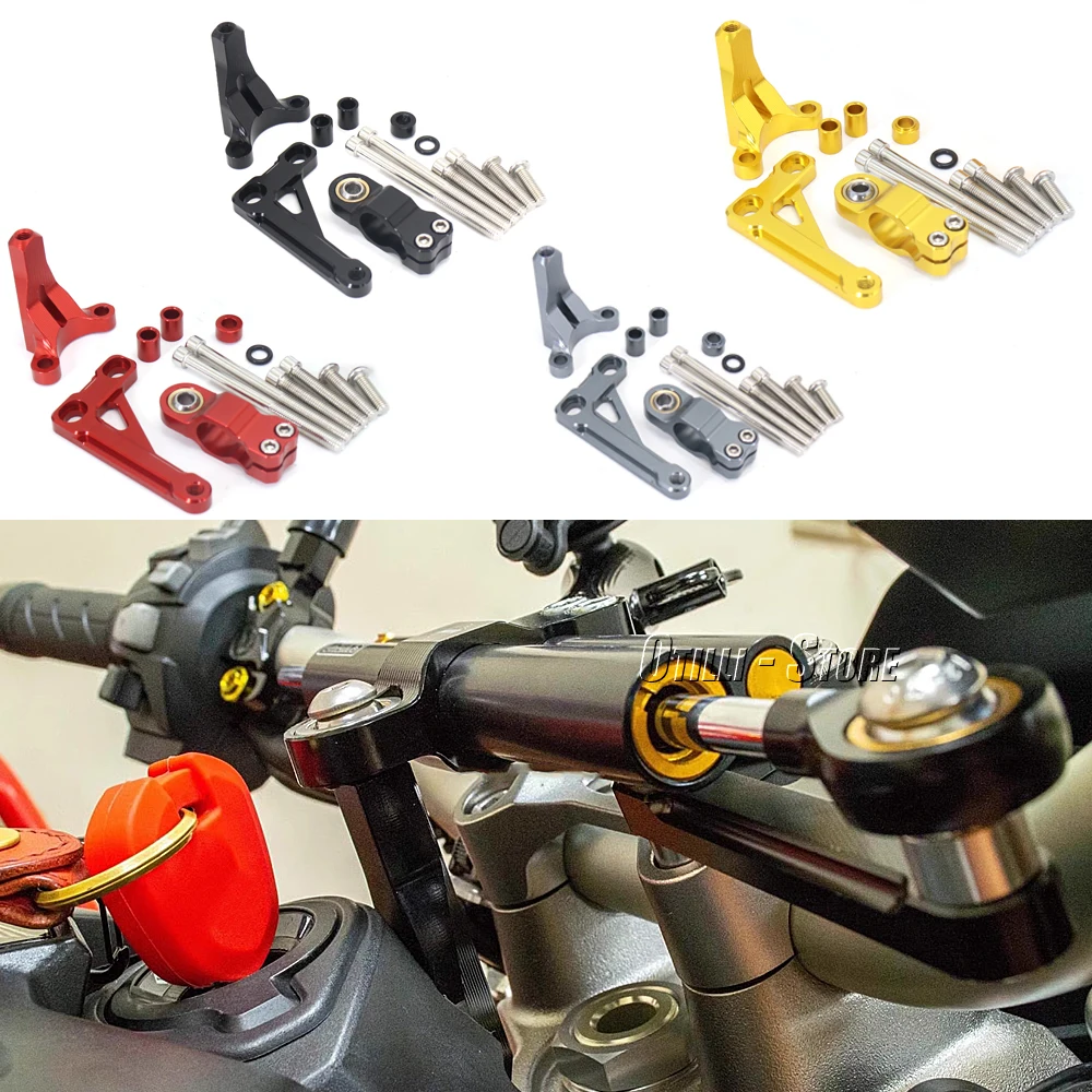 

Motorcycle Accessories For Honda CB1000R CB 1000 R CB 1000R 2018 - 2023 Stabilizer Steering Damper Mounting Bracket Support Kit