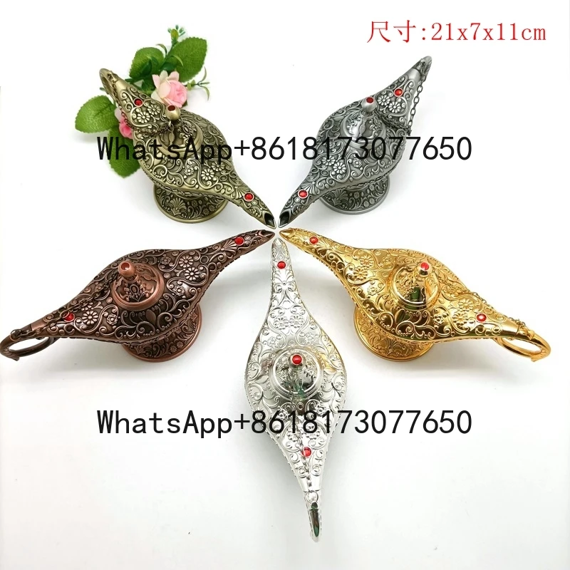 

Metal Handicrafts New Russian Gifts Zinc Alloy Enamel Wishing Lamp Search Banner Lamp Handicraft Ornament
