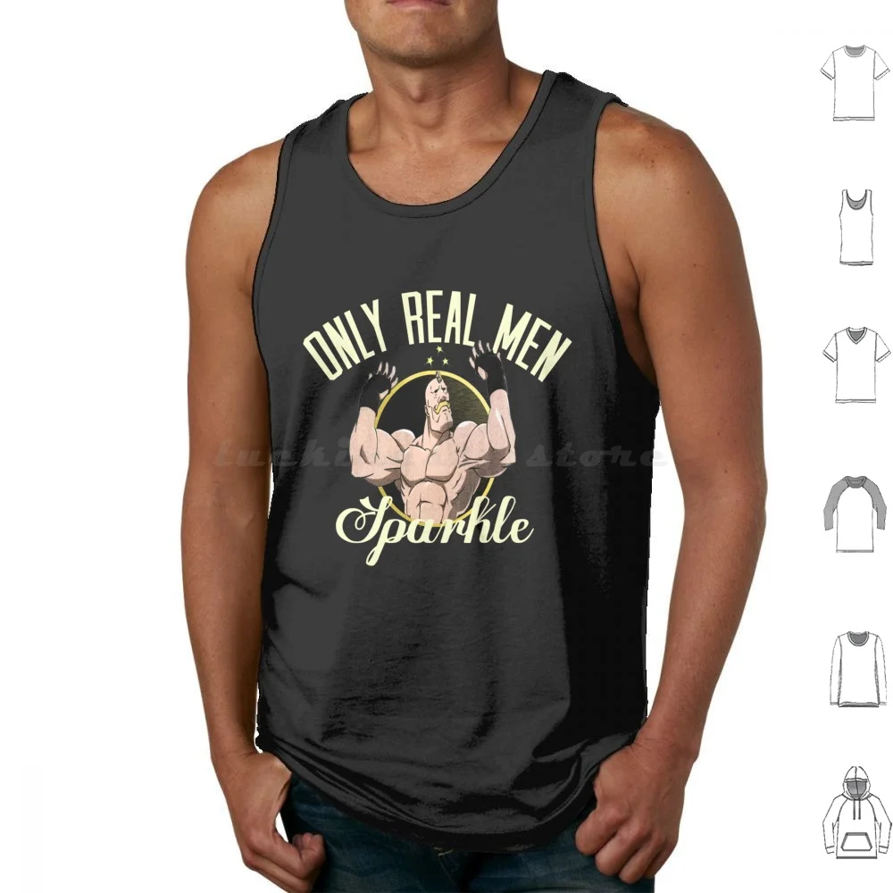 

Only Real Men Sparkle Tank Tops Vest Sleeveless Anime Alchemist Manga Fullmetal Alchemist Fullmetal Full Metal Alchemist