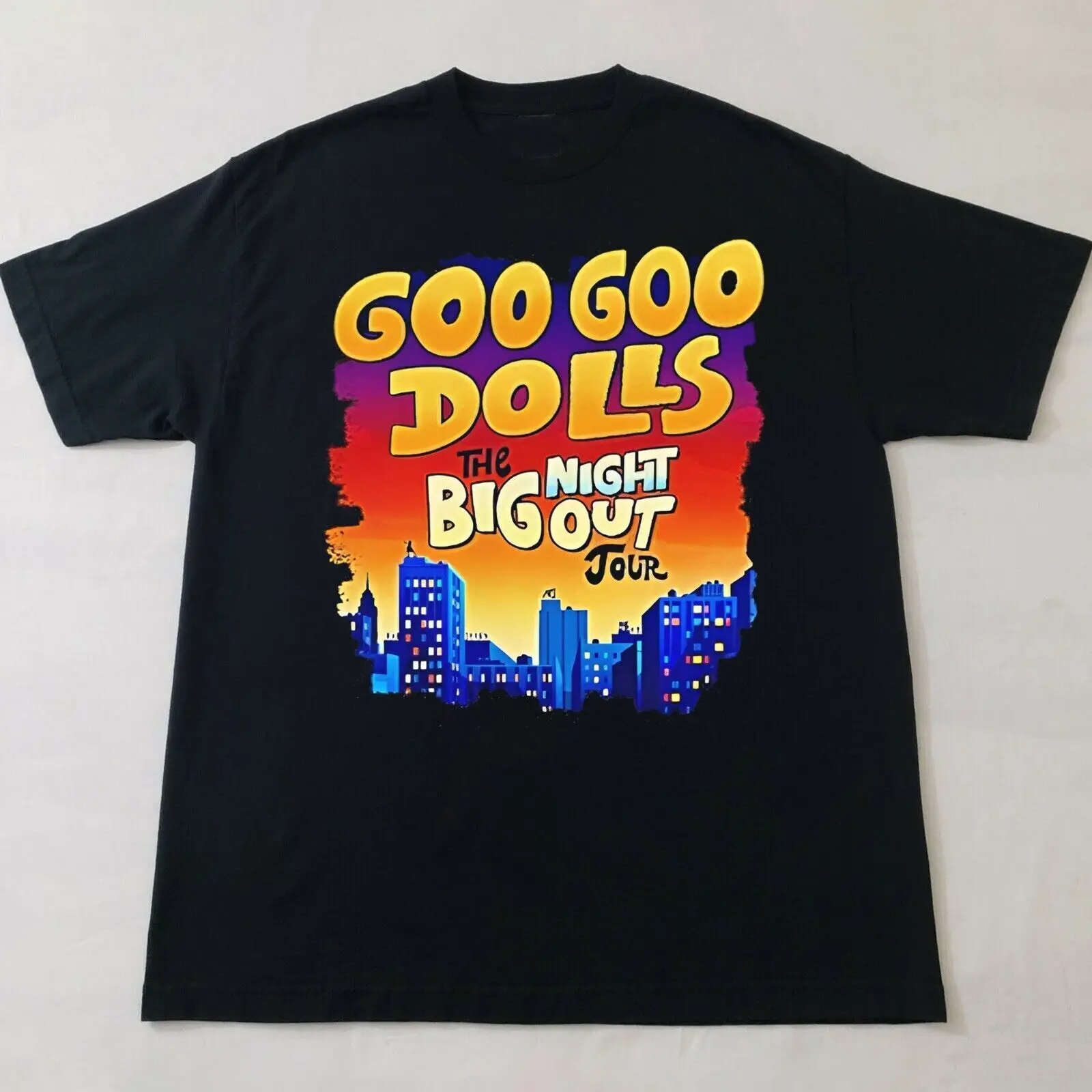 New Rare The Goo Goo Dolls Logo Band Gift Family Black S-5XL T-Shirt