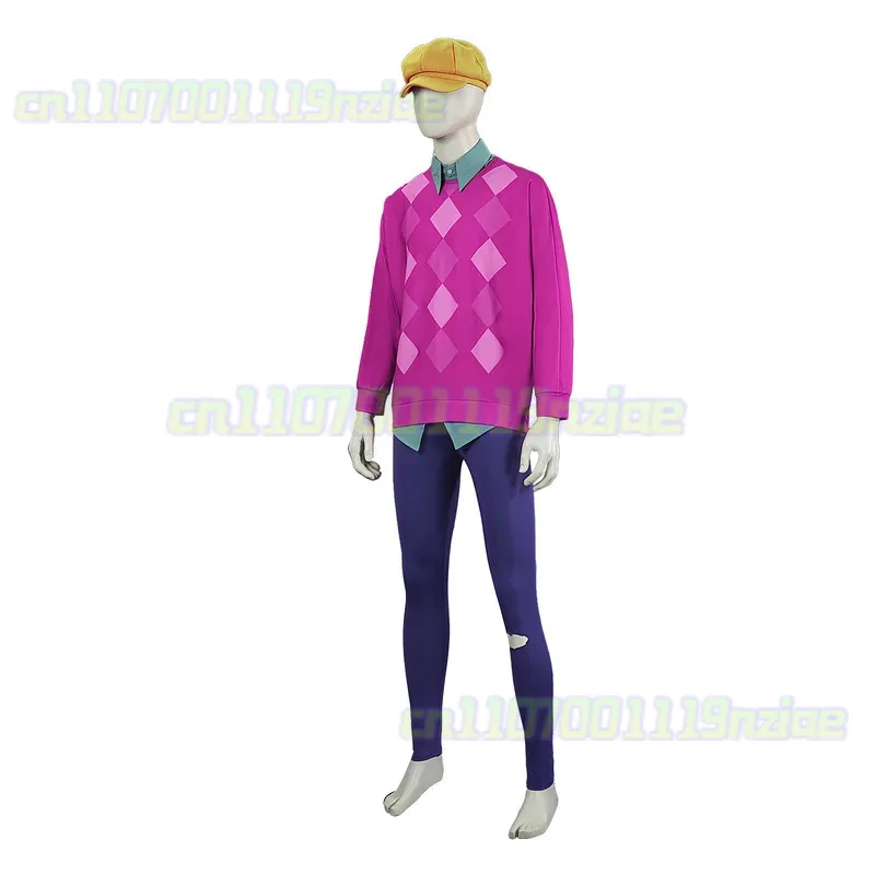 XS-XXXL Kpop Demon Hunters Baby Saja Boys Cosplay Costume Wig Hat Anime Game Man Idol Outfit Halloween Party Daily Casua