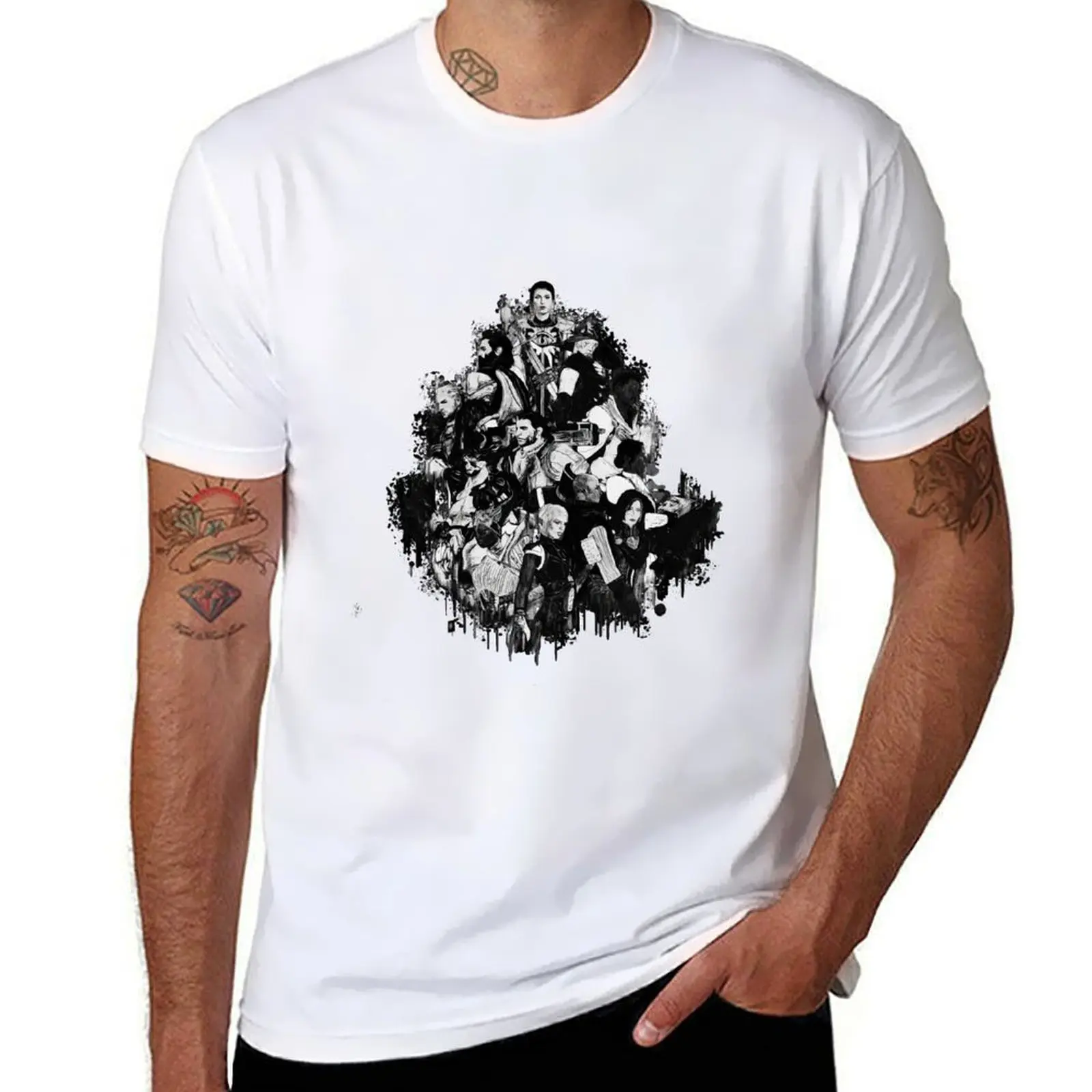 

Dragon Age: Inquisition T-Shirt man t shirt cotton high quality man t shirts for men T-Shirt