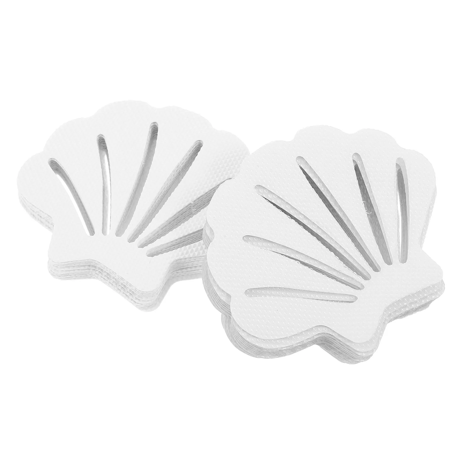24Pcs Bathroom Non Slip Stickers Seashell Bathtub Adhesive Decals Anti Slip Tub Stickers Waterproof Bath Safety Traction Pads