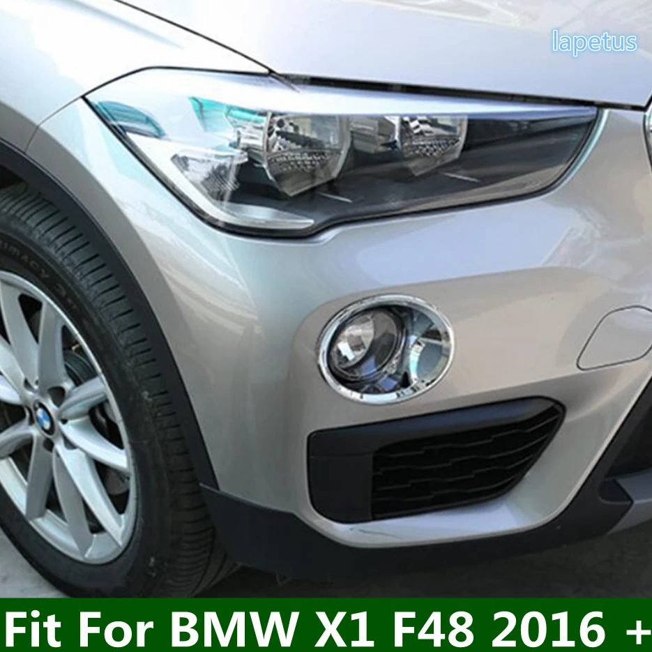 

Front Fog Light Lamp Decoration Frame Cover Trim Fit For BMW X1 F48 2016 - 2019 ABS Car Accessories