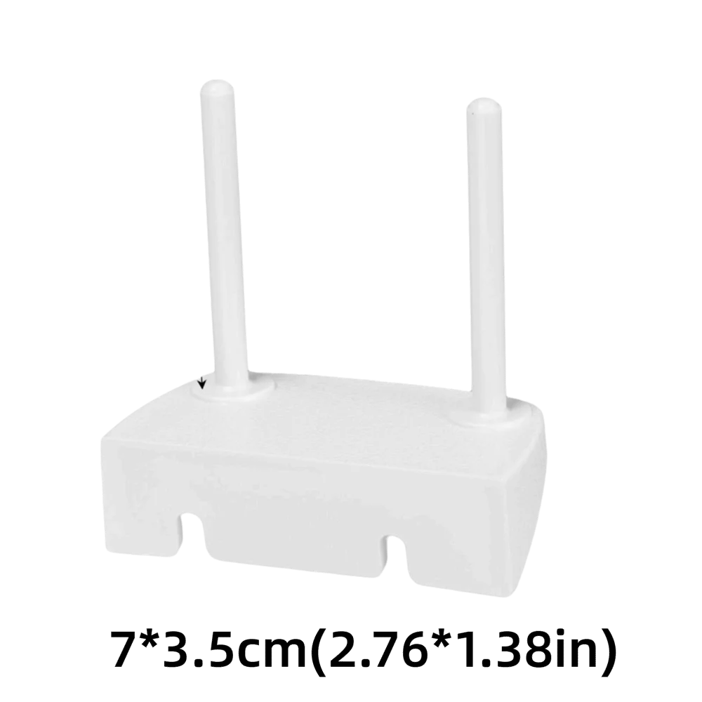 Double Spool Pin Embroidery Spool Pin With Base White Sewing Machine Thread Stand Bobbin Winder Spool Thread Stand