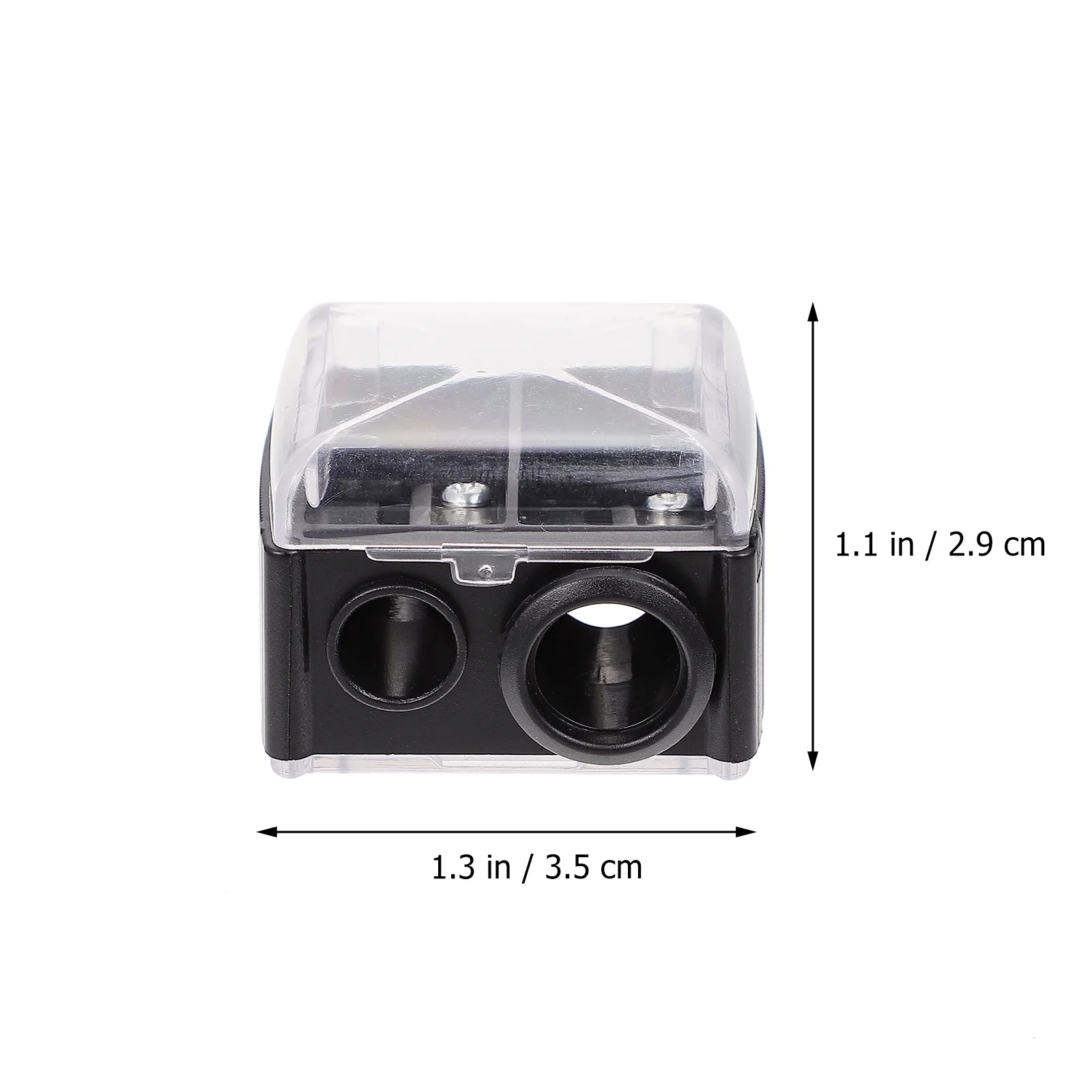 4 Stuks Make-Up Potlood Zwart Klein Formaat Voor Wenkbrauw Lip Liner Draagbare Brow Puntenslijper Eyeliner Puntenslijper Make-Up Benodigdheden