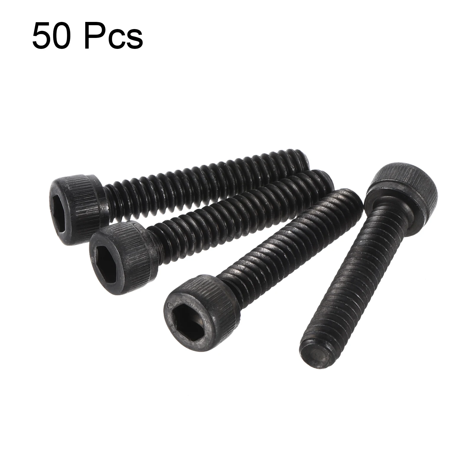 

Uxcell 50pcs 10-24x1" Hex Socket Head Cap Screw Bolts 12.9 Grade Alloy Steel for DIY