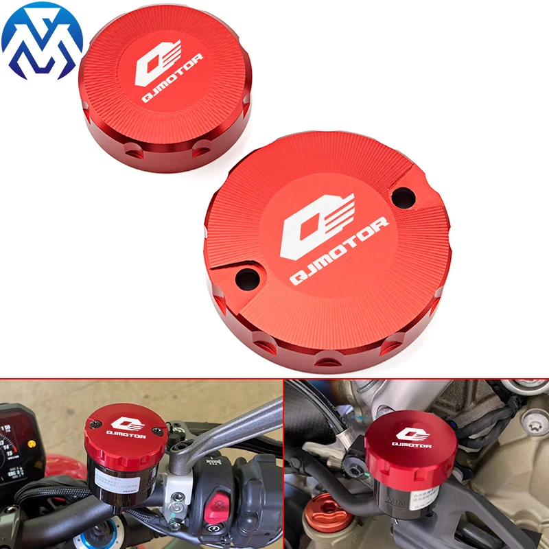 أغطية سائل فرامل أمامية خلفية للدراجة النارية ، ملحقات للدراجة النارية qjo QJ ، SRT ، SRT ، 800X ، 800X ، 800SRT ، 800X ، 1500 ، +
