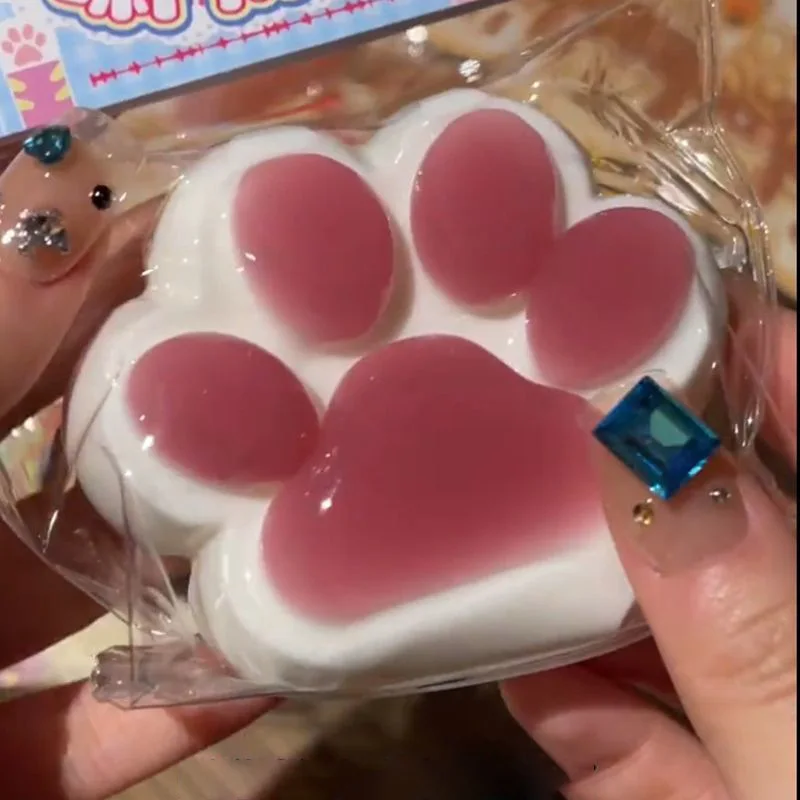 

Музыкальный сувенир «Кошачья лапка», эффект цемента, медленное восстановление формы, зеленый виноградный желеобразный материал, антистресс, музыкальный сувенир для снятия стресса