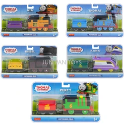 Original Thomas and Friends Motorized Toy Train Thomas Battery-Powered Engine Diesel Kana Nia Percy Children Toys Pretend Play