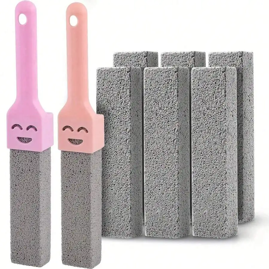 Floating Pumice Stone Brush Set For Bathroom Kitchen Sink Toilet Stain Remover