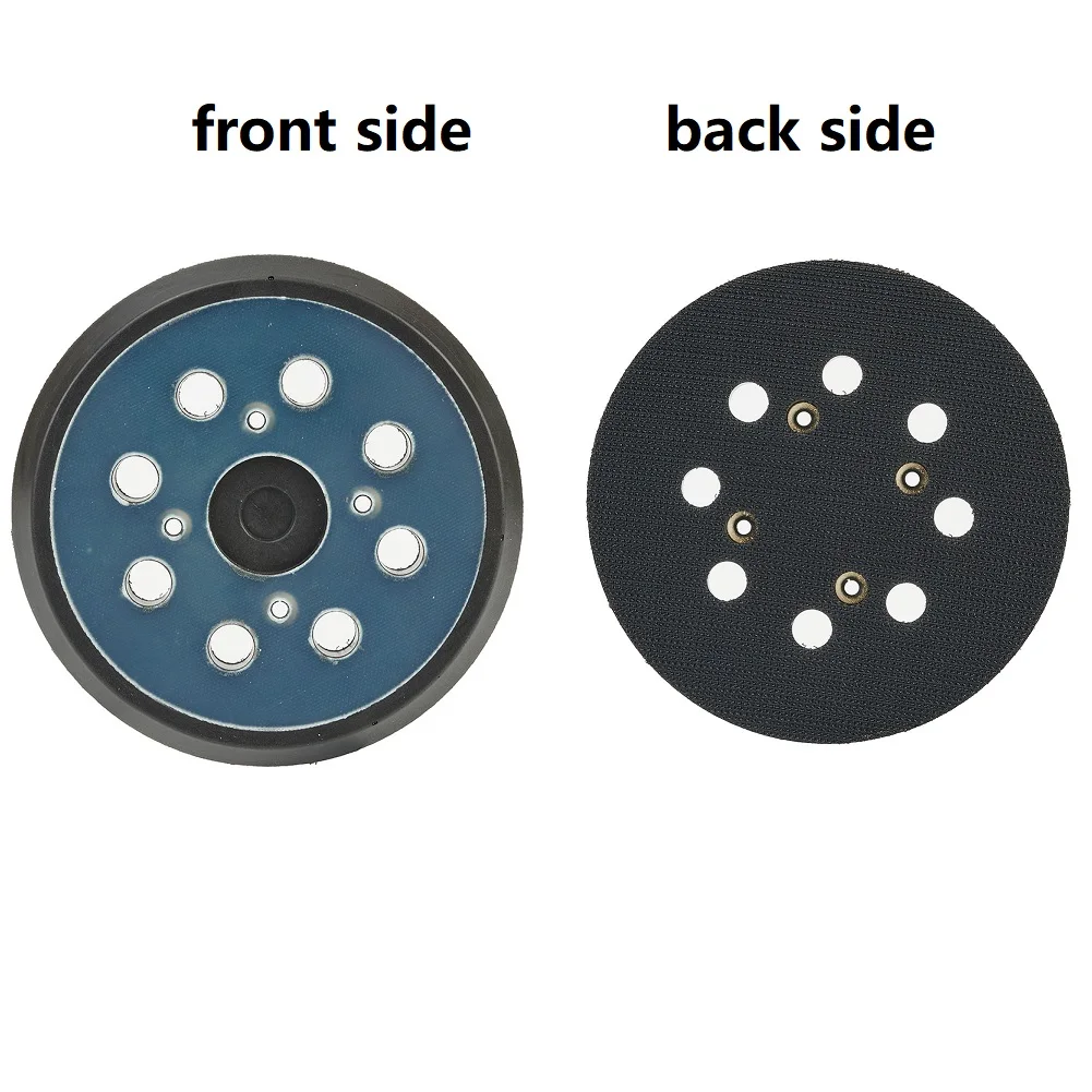 

1 шт., 5-дюймовая шлифовальная подушечка, 8 отверстий, 4 гвозди, шлифовальный диск, шлифовальный диск с крючком и петлей для электрической орбитальной шлифовальной машины, инструмент для полировки