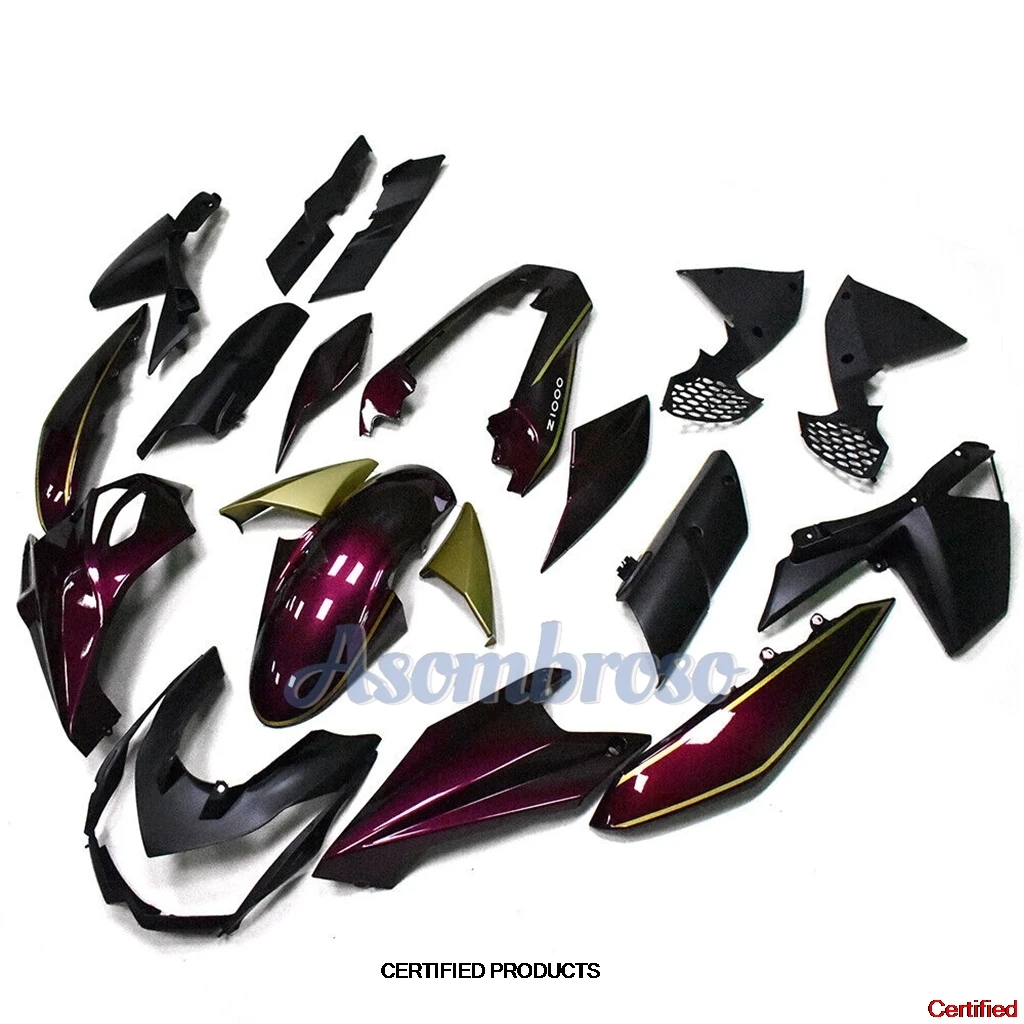 

Полный комплект обтекателей для Z1000 2010 2011 2012 2013 2014, уличные детали мотоцикла, комплект обтекателей для замены корпуса Purle