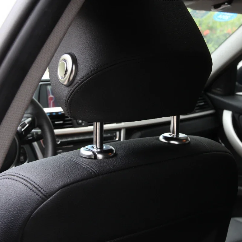 

Suetlcoity For BMW 3 Series F30 2013-2019 ABS Black Car Seat Headrest Button Cover Trim Sticker Interior Car Accessories