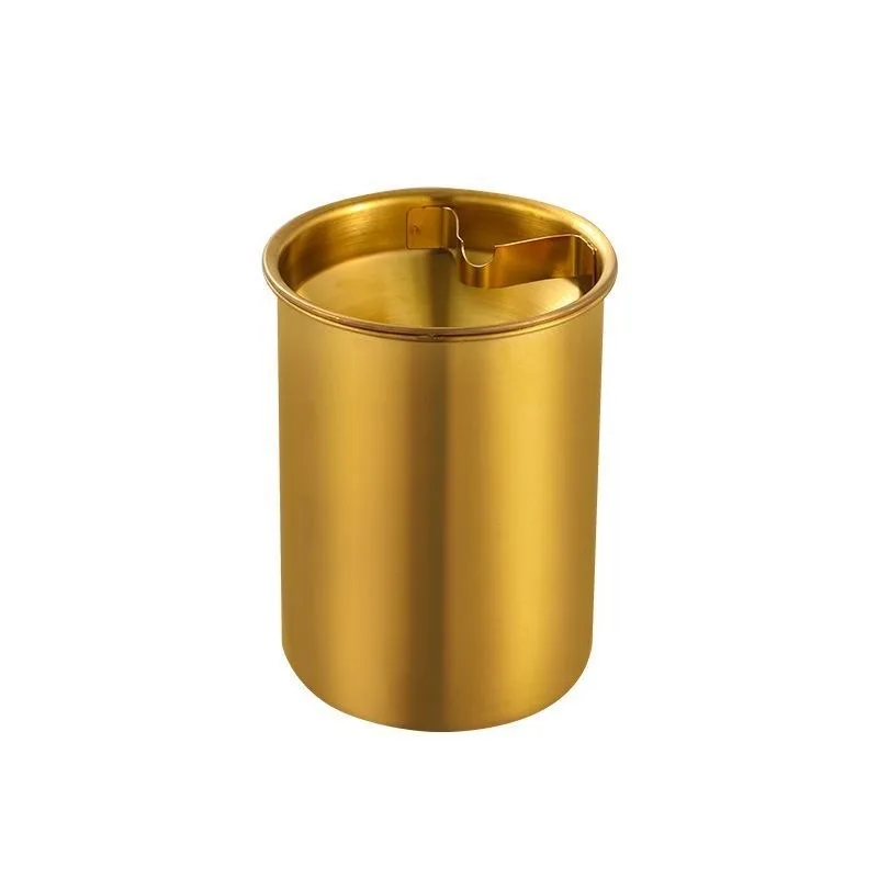Thickened Stainless Steel Unbreakable Ashtray High Quality Windproof Anti-Flying Ash for Bar Internet Cafe KTV Commercial Home