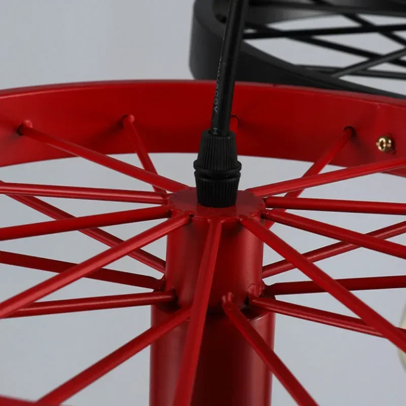 

New Style Vintage Iron Painted Pendant Lamp Adornment Simple Pendant Lights Indoor Room Home E27 110-240V