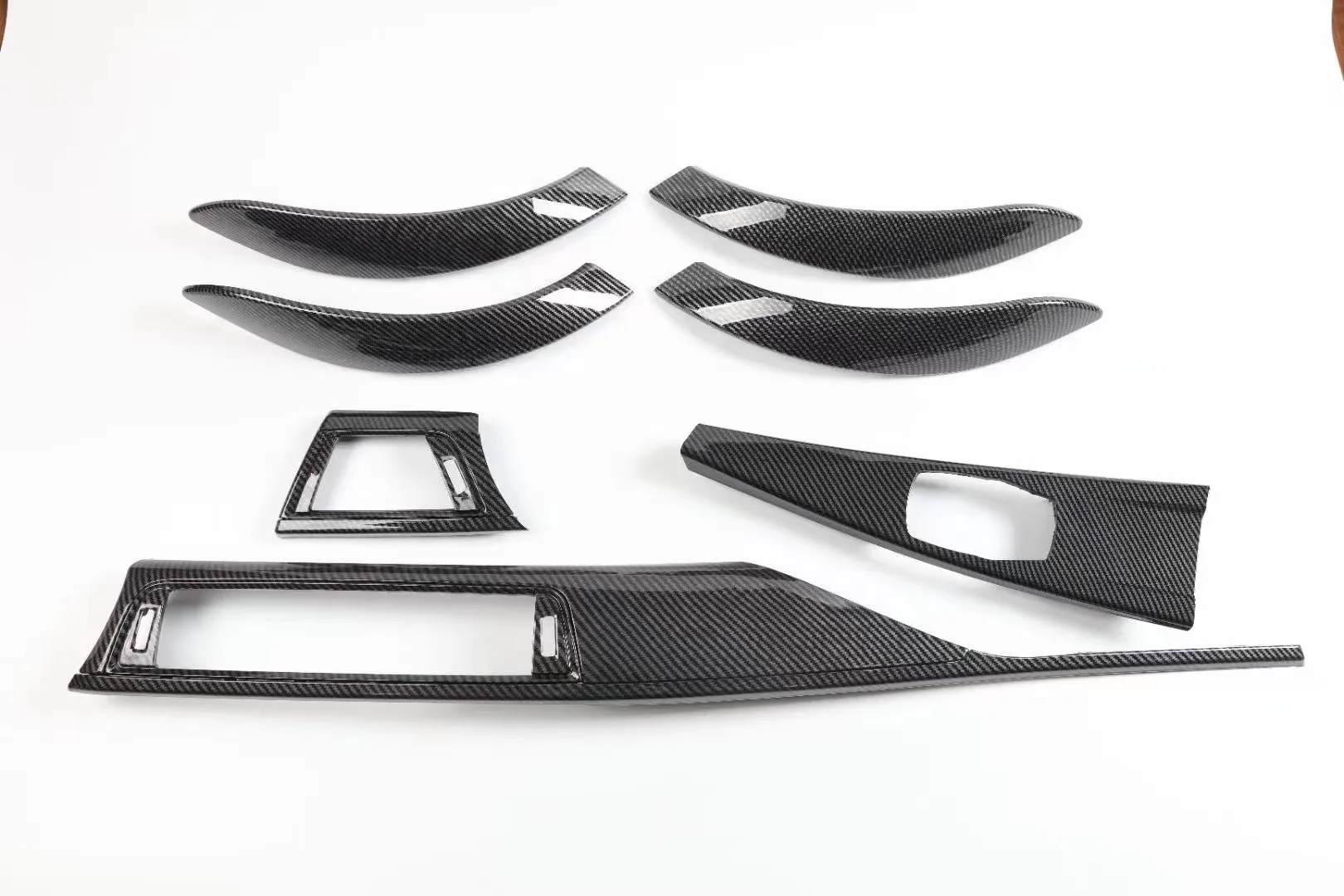 F30 ABS Carbon fiber Car Interior Accessories RHD LHD F10 F18 E90 e60 F80 Weather Door dashboard Trims sale for BMW 3 4 5 M3 M4