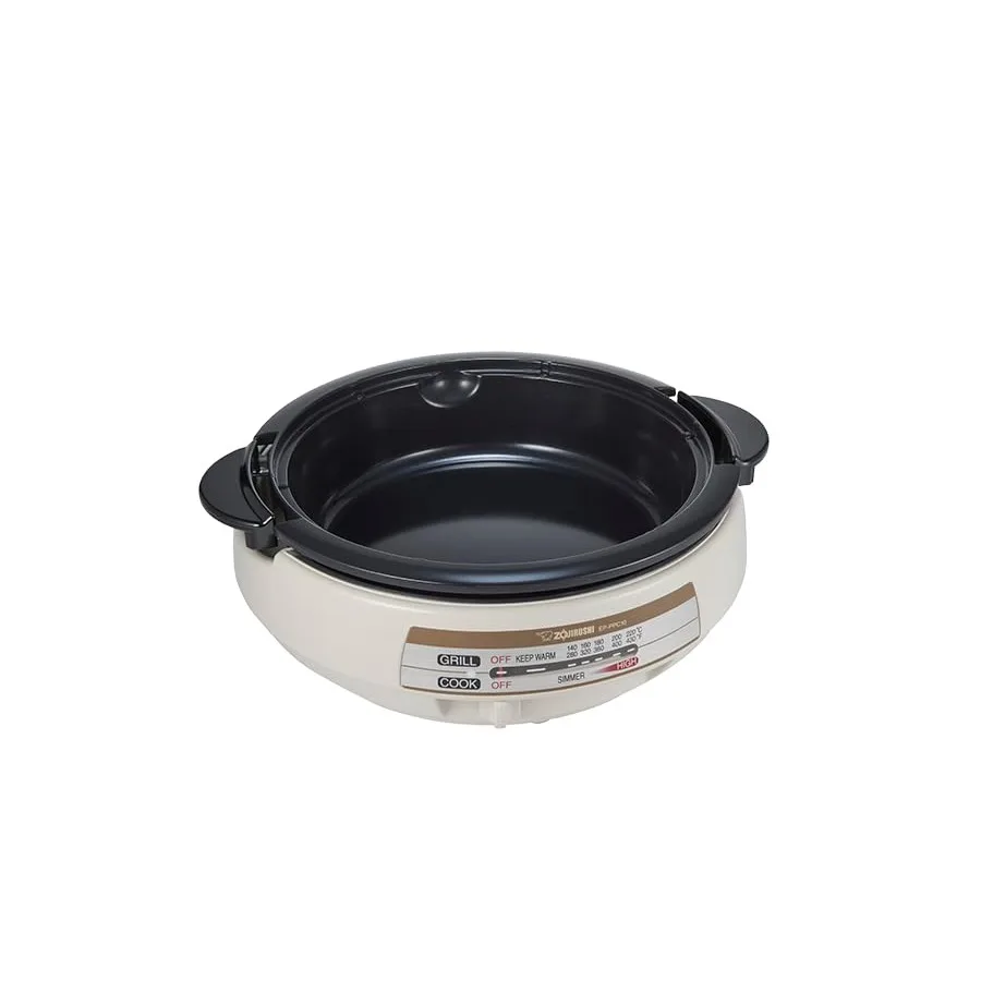

Electric Skillet for Gourmet Cooking Non-Stick PFAS-free BPA-free Stainless Steel Finish Black Color High Heat Resistance Perfe