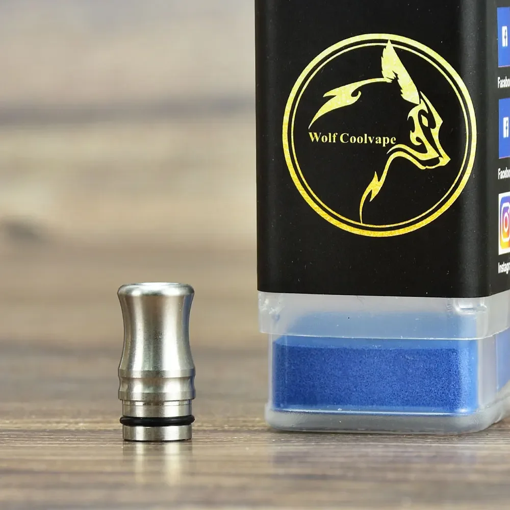 Wolfcoolvape 510 Vape Drip Tip para Dvarw MTL CL RTA Compatível com Dvarw MTL FL RTA Flash-e-Vapor V4.5S + e Moka RTA