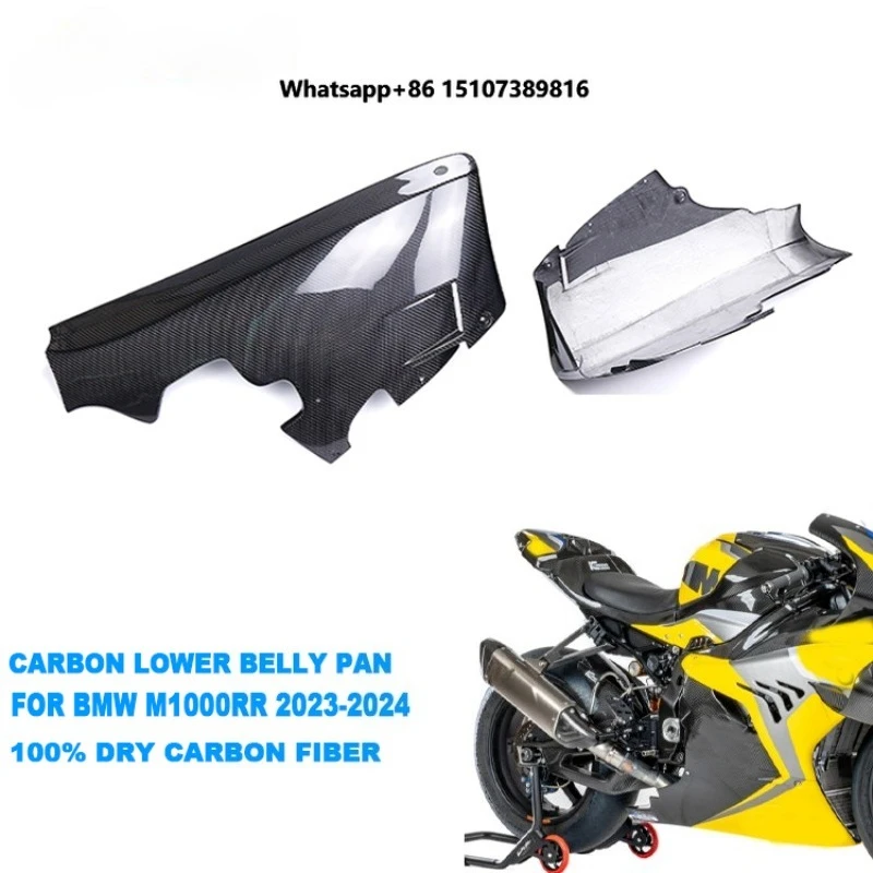 

Carbon Fiber M1000RR Racing Fairings Motorcycle Lower Belly Pan Fairing for M1000RR Racing 2023 2024