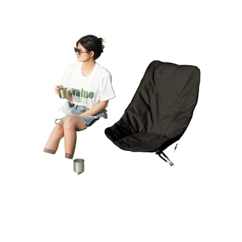Outdoor folding lounge chair lunch break chair