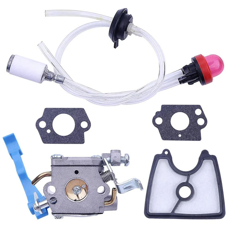 AB47-5X carburador com linha de filtro de combustível de ar tune para 125b 125bx 125bvx peças de soprador de folhas para zama C1Q-W37