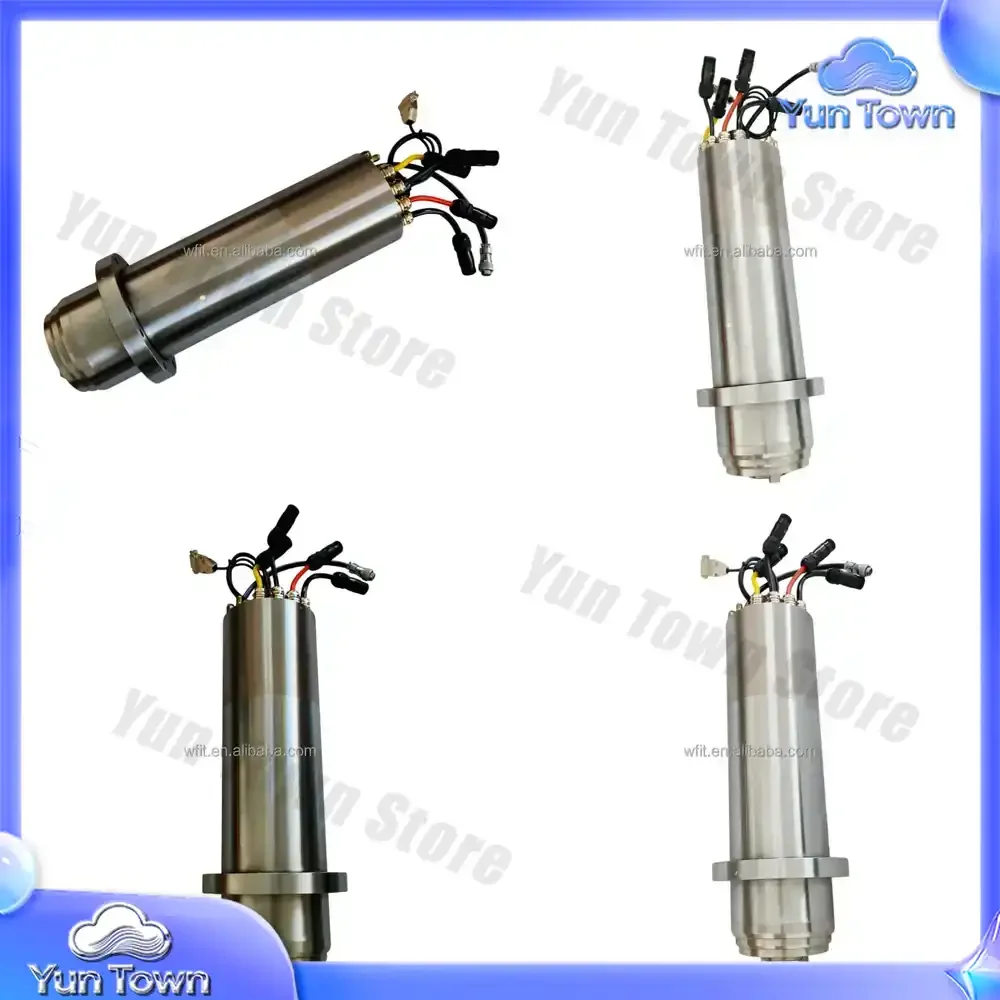 HSK63A 150mm Permanent Magnet Synchronous Motor Spindle 18000rpm 29kw for CNC Milling Machine Drilling Router Machining