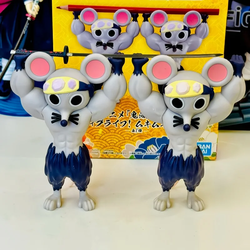 

Bandai Original Genuine Demon Slayer Uzui Tengen Mukimuki Mouse Anime Character Figure Collect Boxed Toy Christmas Gifts