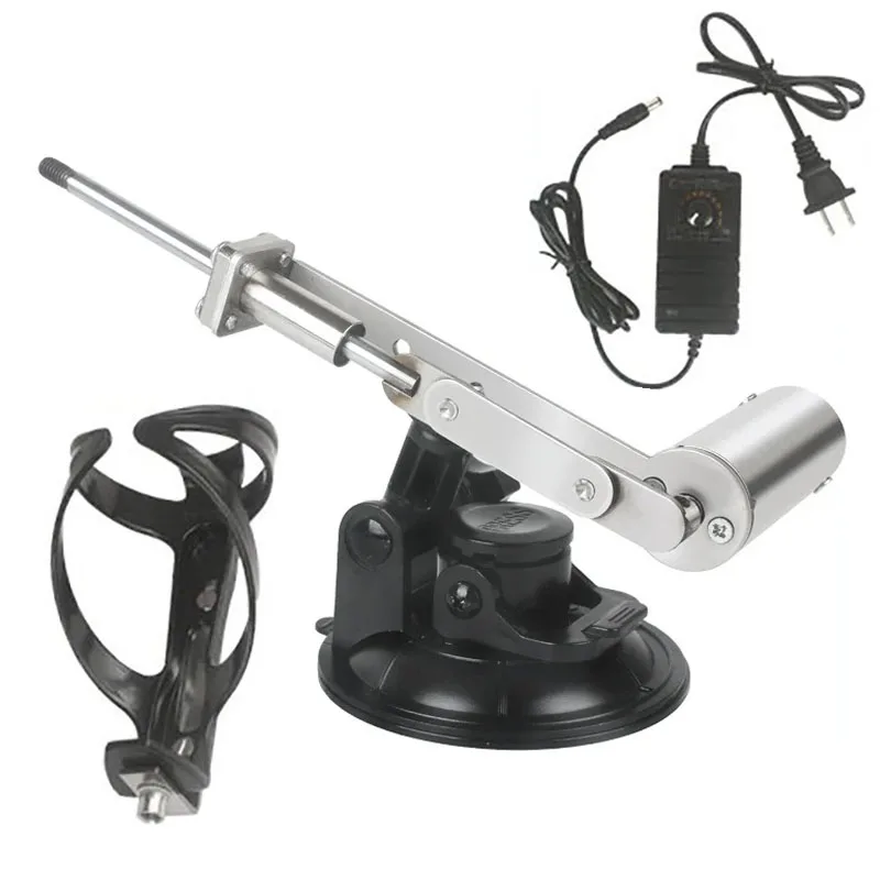 Telescopic Linear Actuator kit DC 24V 2A Power Adjustable speed 90mm Suction Cup Reciprocating Mechanism Motor Stroke 39mm