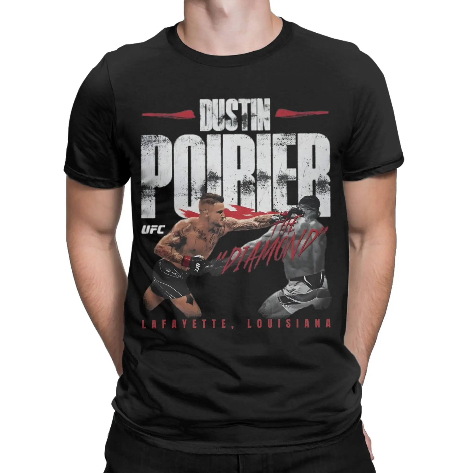 Dustin Poirier  Tee Shirt for Men Women Gift Idea T Shirts  Cotton Clothing