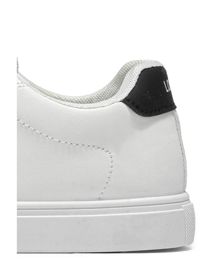 Klassische Herren-Schnürschuhe aus Leder mit Plateau-Sohle, Komfortable Rutschfeste Niedrige Skate-Sneaker für Stadt, Büro und Alltag – Detail 4