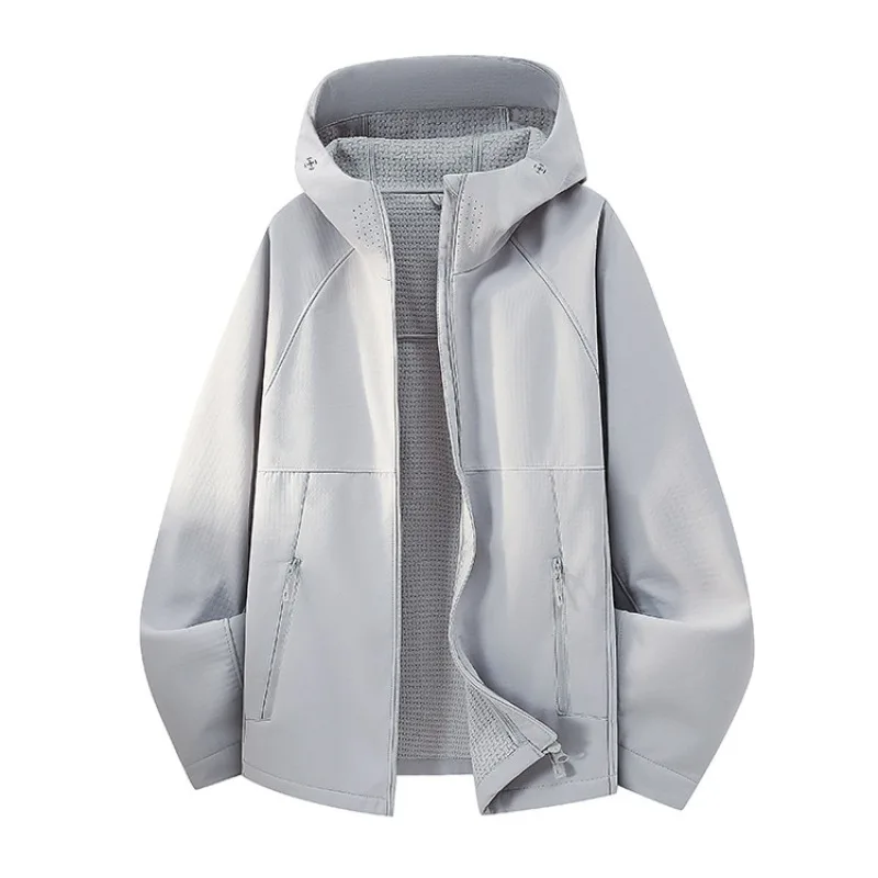 Mens Autumn Winter Outdoor Soft Shell 3 Proof Jacket Warm Windproof Waterproof Sports Mountaineering Coat