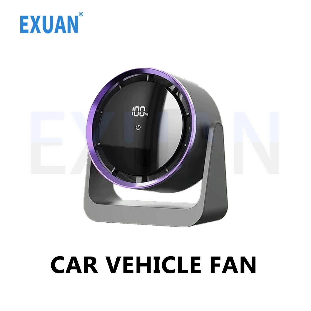 

Car Vehicle Fan Desktop Small Fan USB Rechargeable Portable Student Classroom Office Outdoor Wind Fan Circulating Cooling Fun